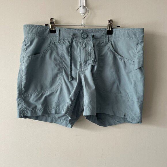 MEC Terana 5" Hiking Outdoor Activewear Lightweight Mid Rise Shorts Blue 14 - Picture 2 of 7